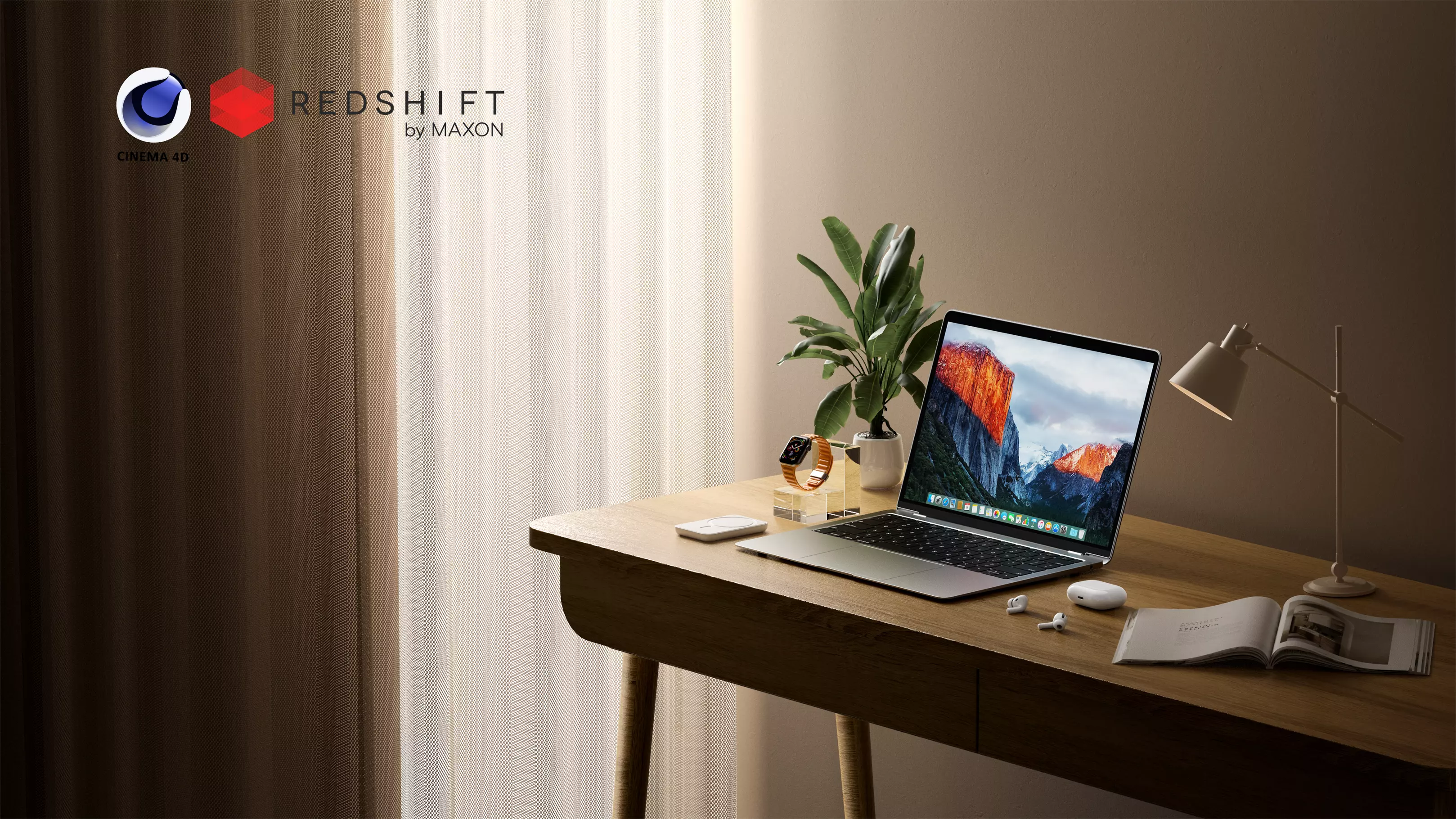 Apple ecosystem 3D model