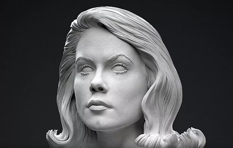 Elizabeth Montgomery - Samantha Stevens 3D print model