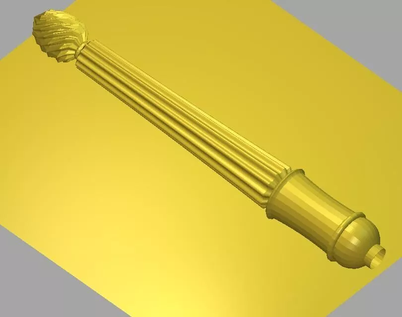 Pineapple Finial Furniture Spindle for CNC Wood Carving 3D model