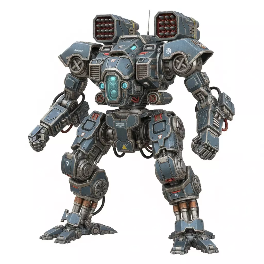 Robot Android Machine Armor Mechanical 3D model