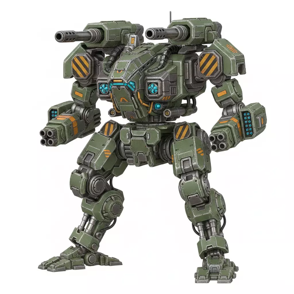 Robot Mecha Futuristic Mechanical Machine 3D model