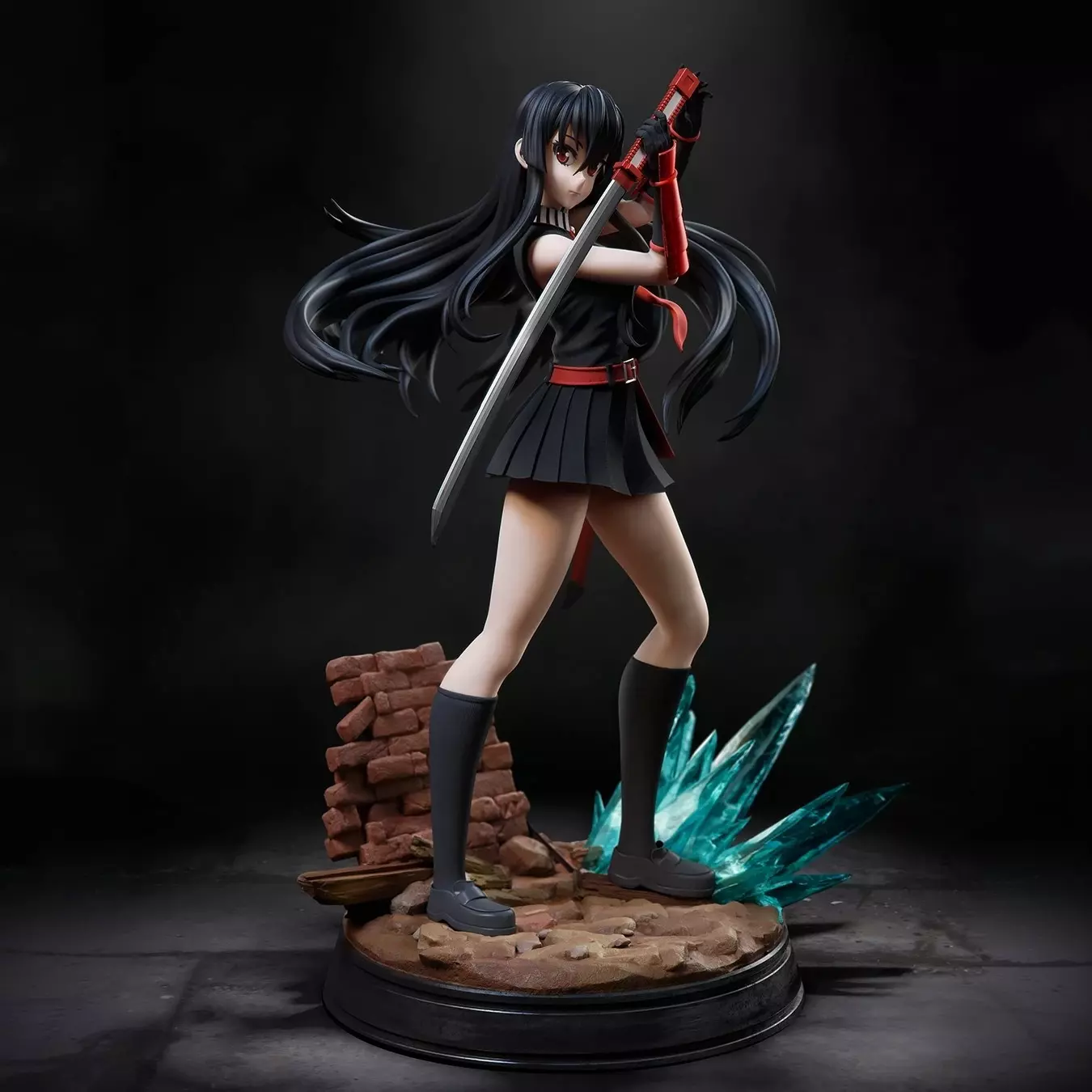 Akame Akame ga Kill 3D Printable STL Model Split Parts Figure 3D print model