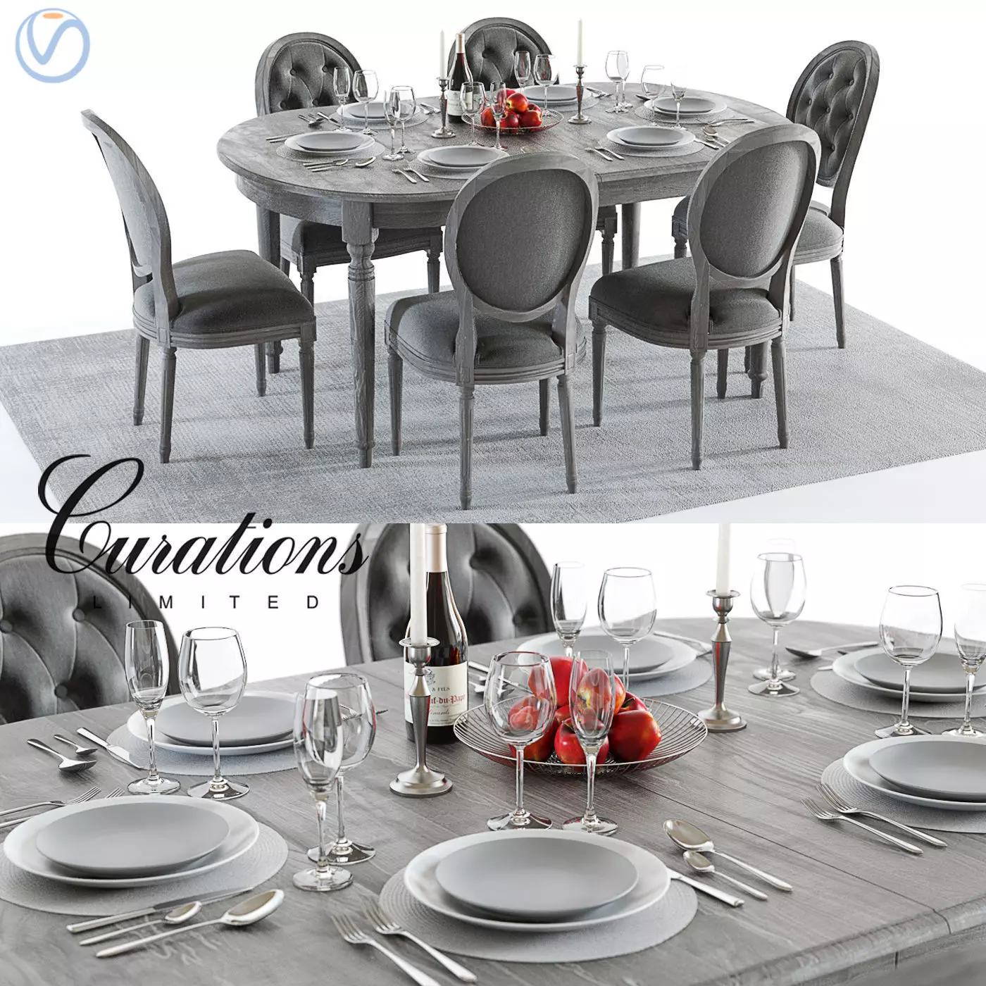 Curations Limited Maison and Louis 3D model