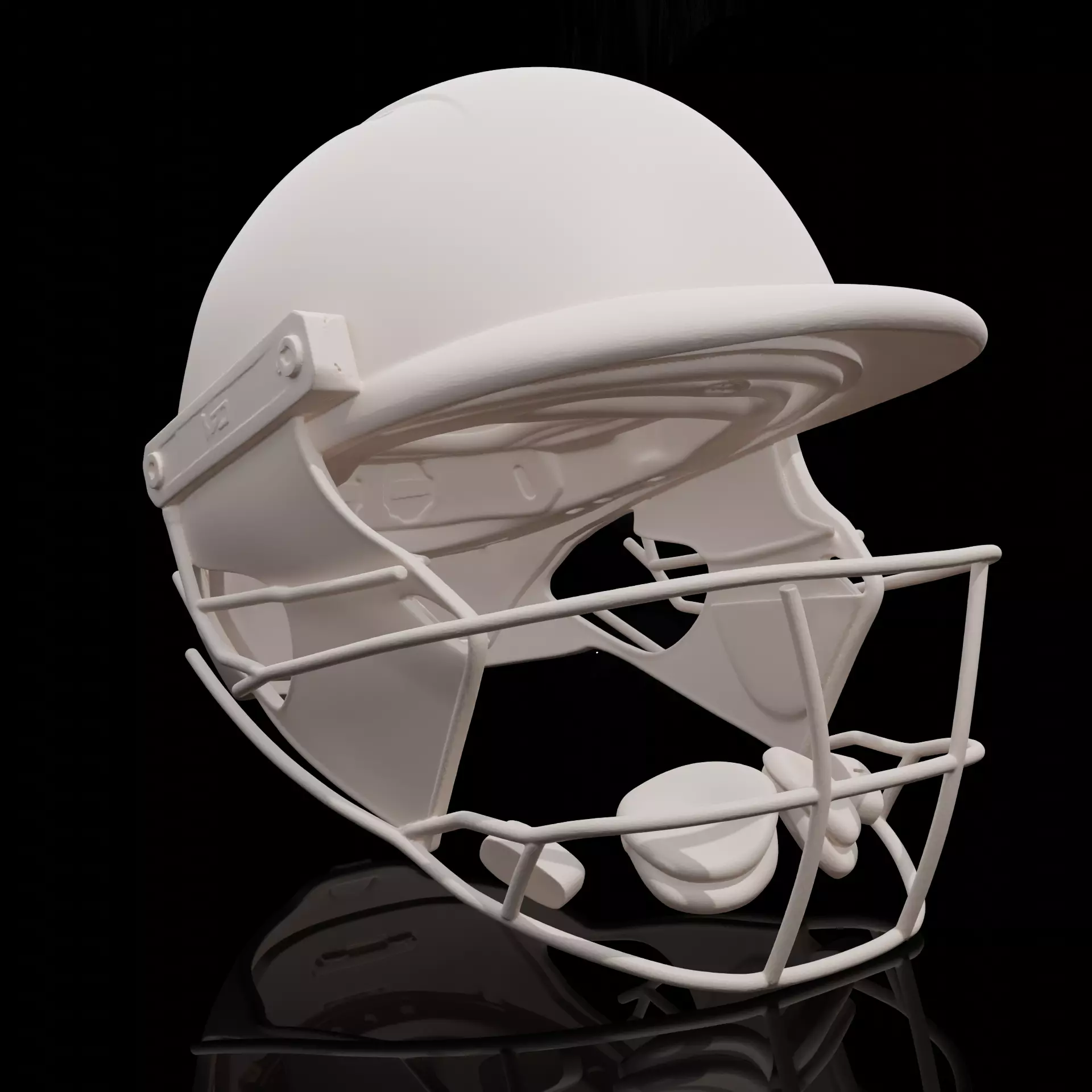 Cricket Helmet STL Sports Helmet 3D Print Cosplay Model 3D print model