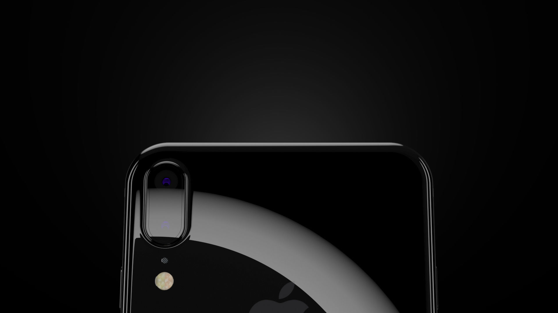 Apple iPhone 8 X Concept Leak Corner edges All Colors Low-poly 3D model_3