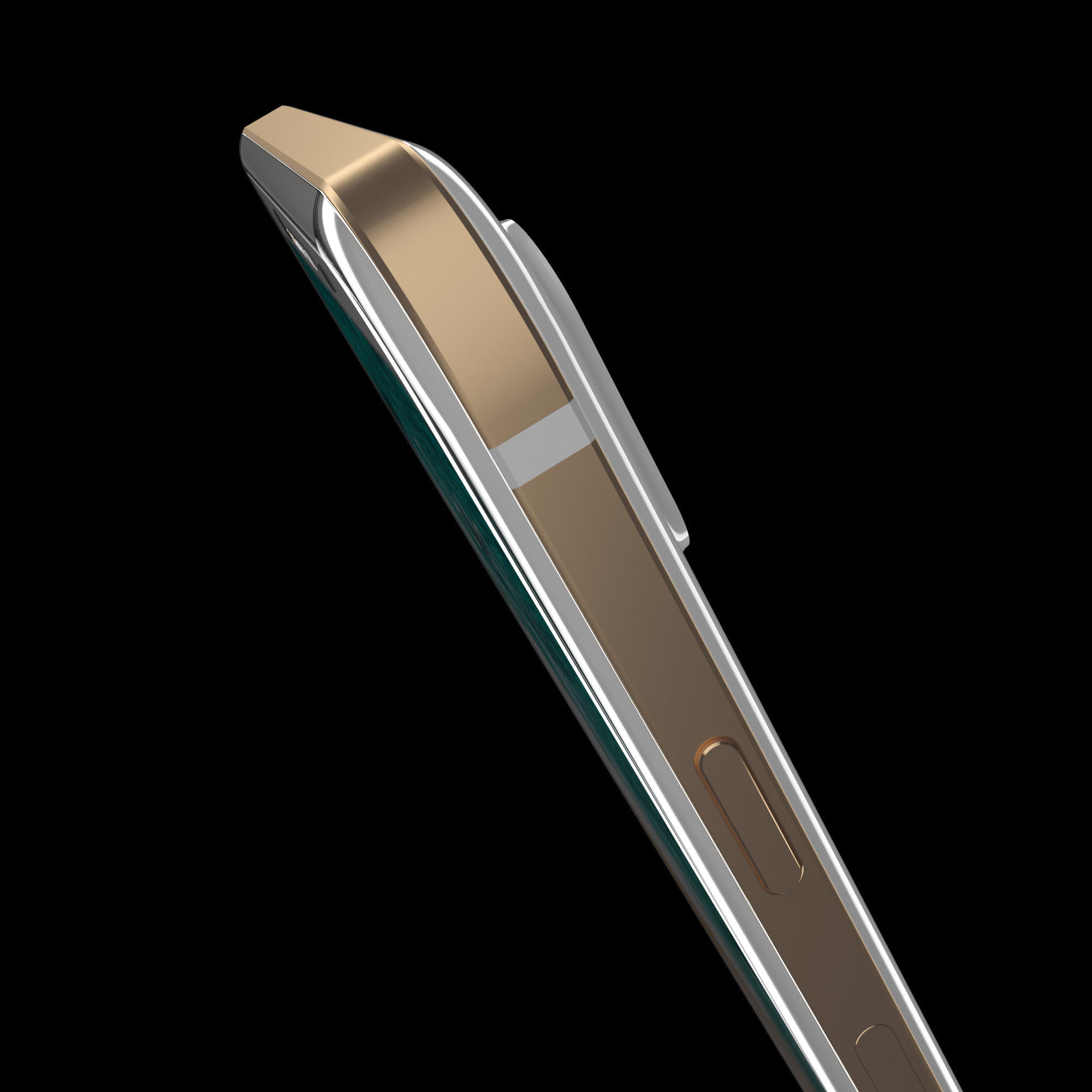 Apple iPhone 8 X Concept Leak Corner edges All Colors Low-poly 3D model_24