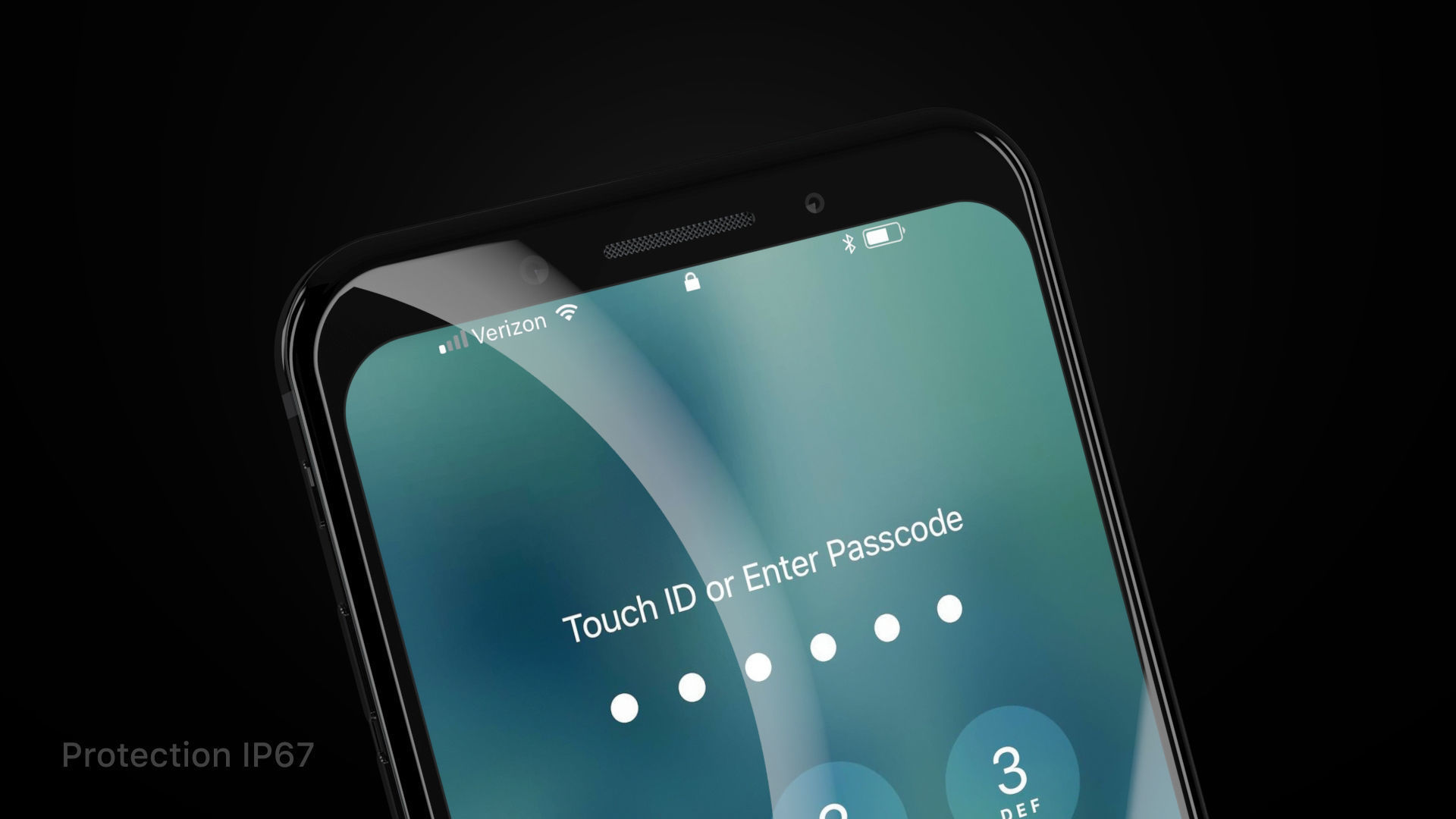 Apple iPhone 8 X Concept Leak Corner edges All Colors Low-poly 3D model_6