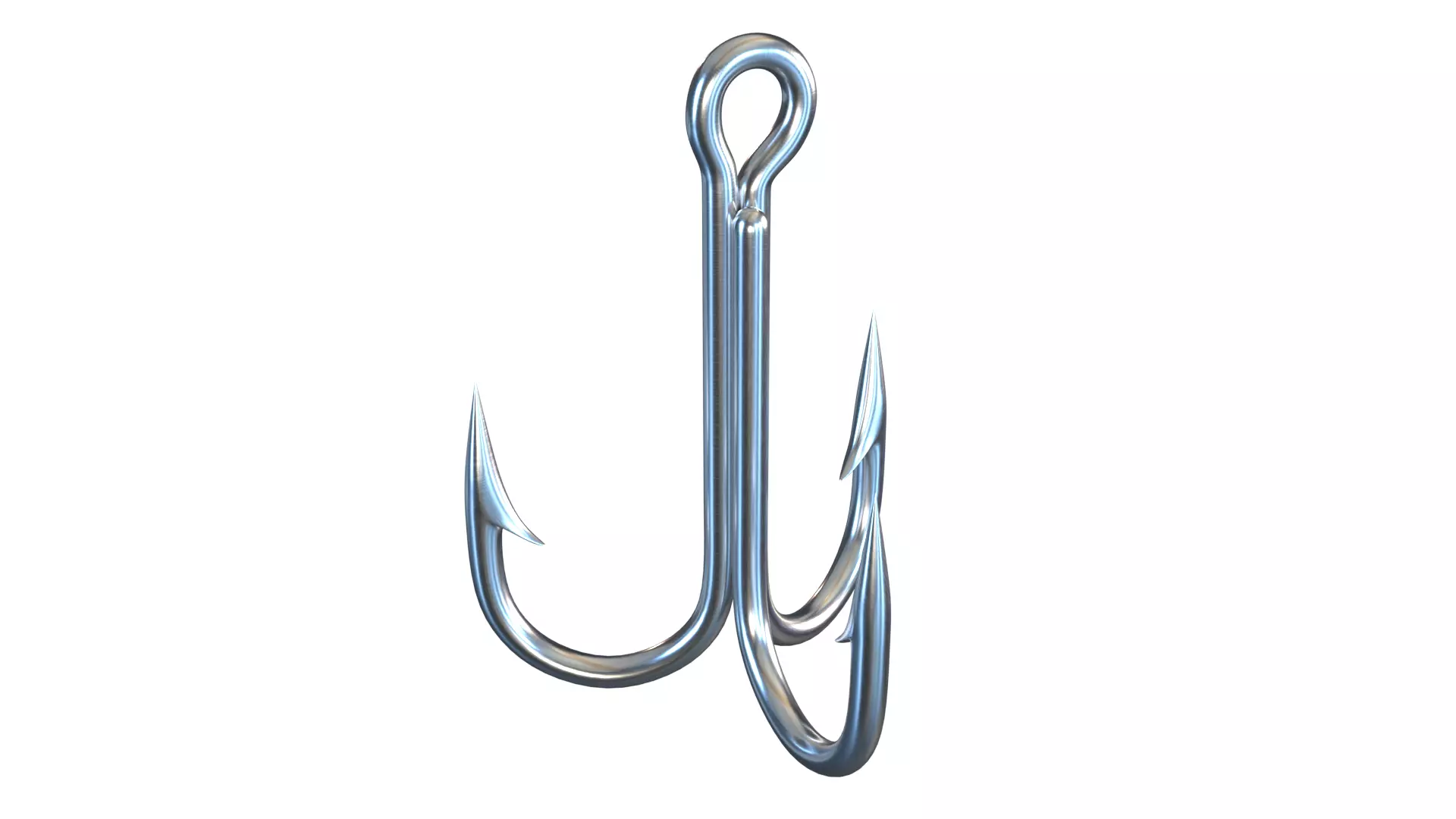 Fishing Hooks PBR Low-poly 3D model