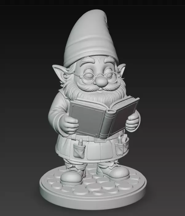 Librarian Gnome 3D print model
