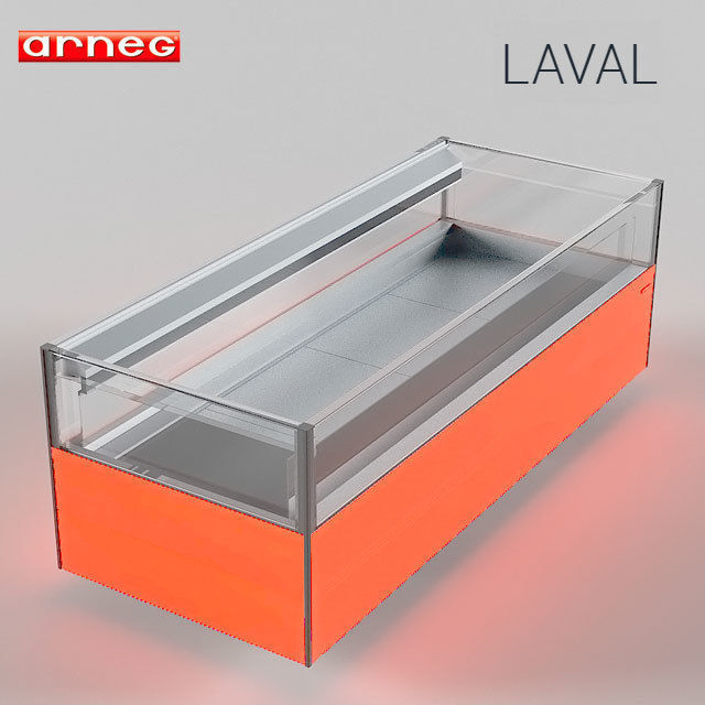 Open island freezer Laval by Arneg 3D model_2