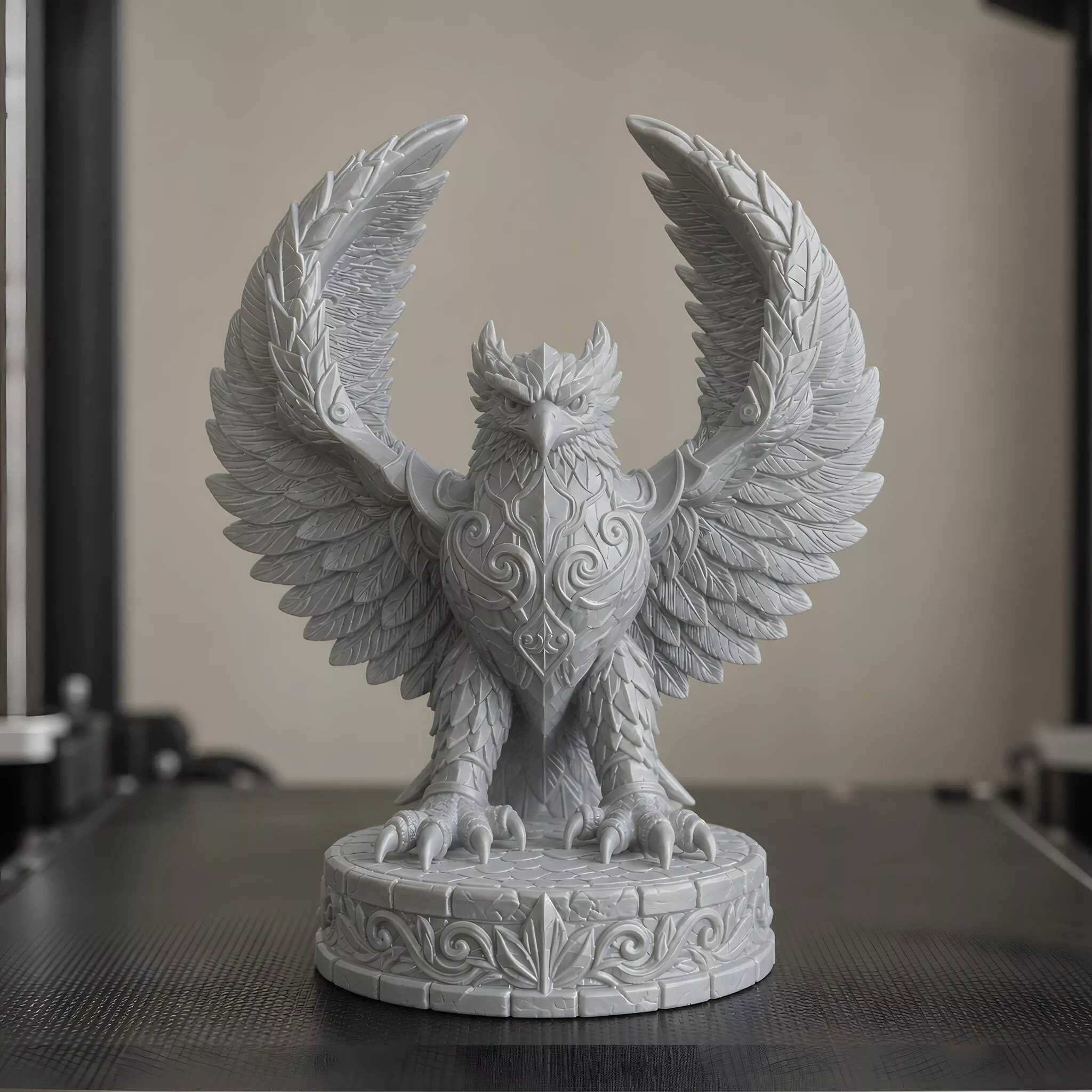 Rustle Falcon Stormwing Guardian 3D Printable Figure 3D print model
