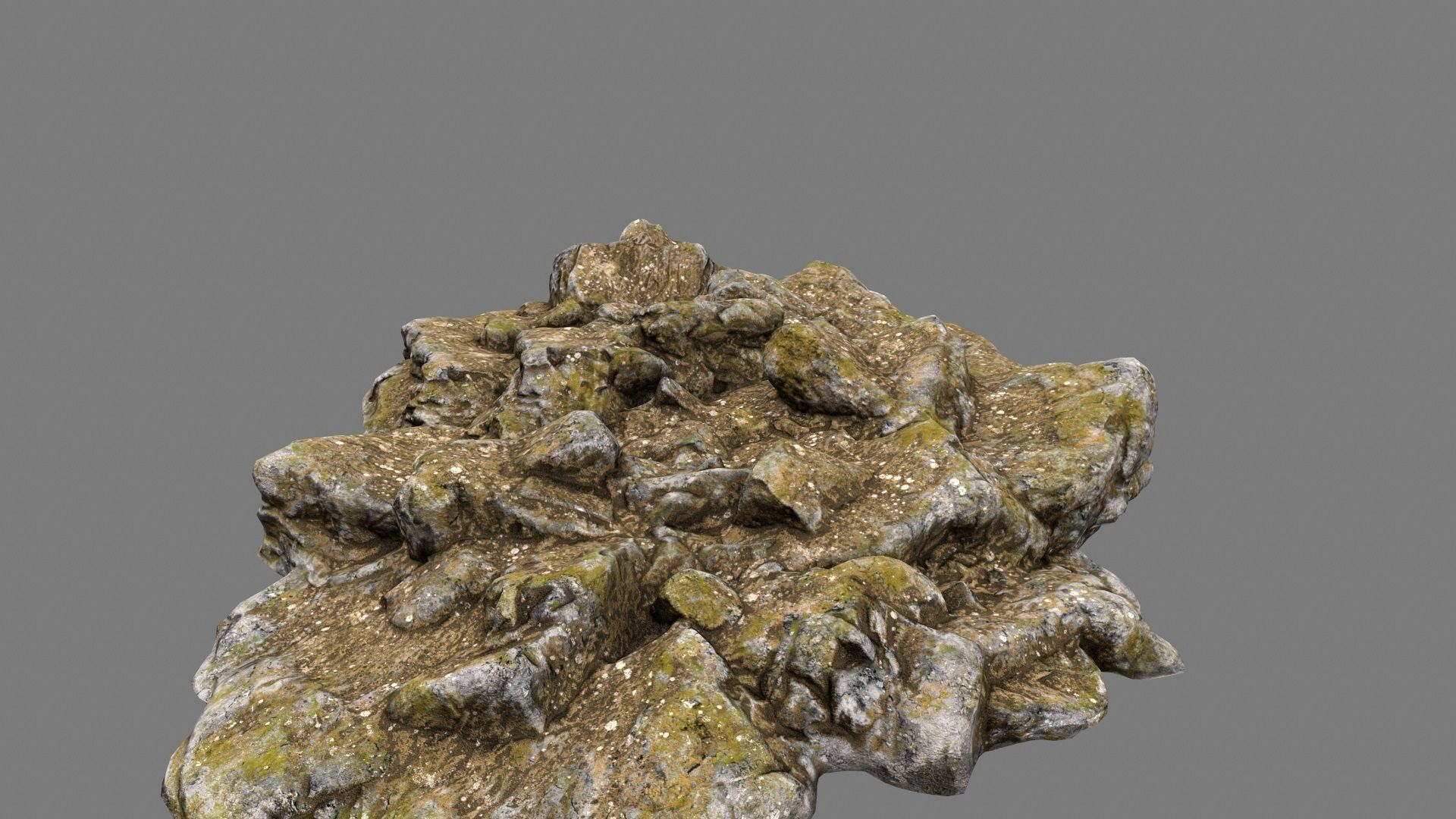 Rocks rock Low-poly 3D model_12