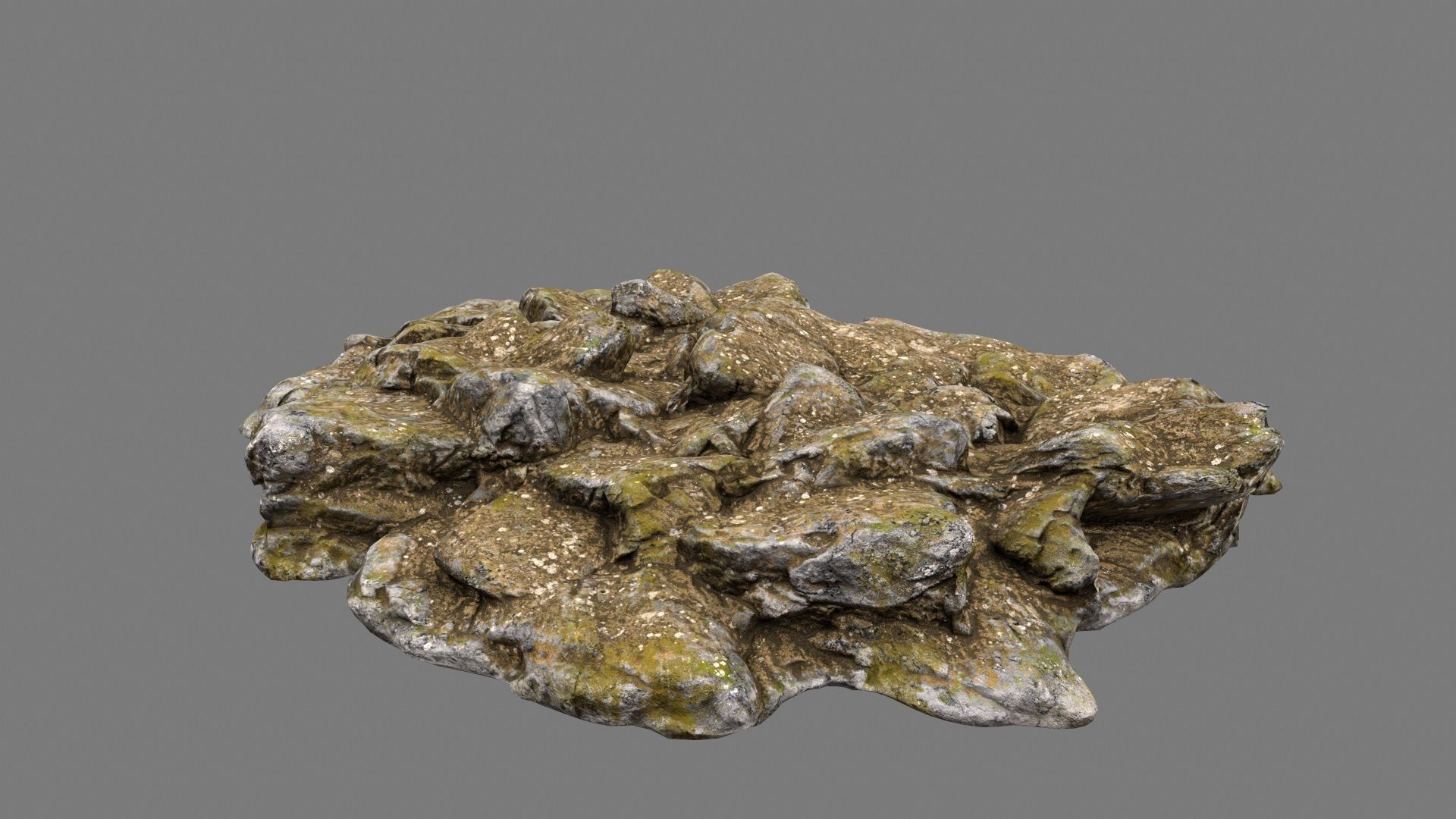 Rocks rock Low-poly 3D model_13