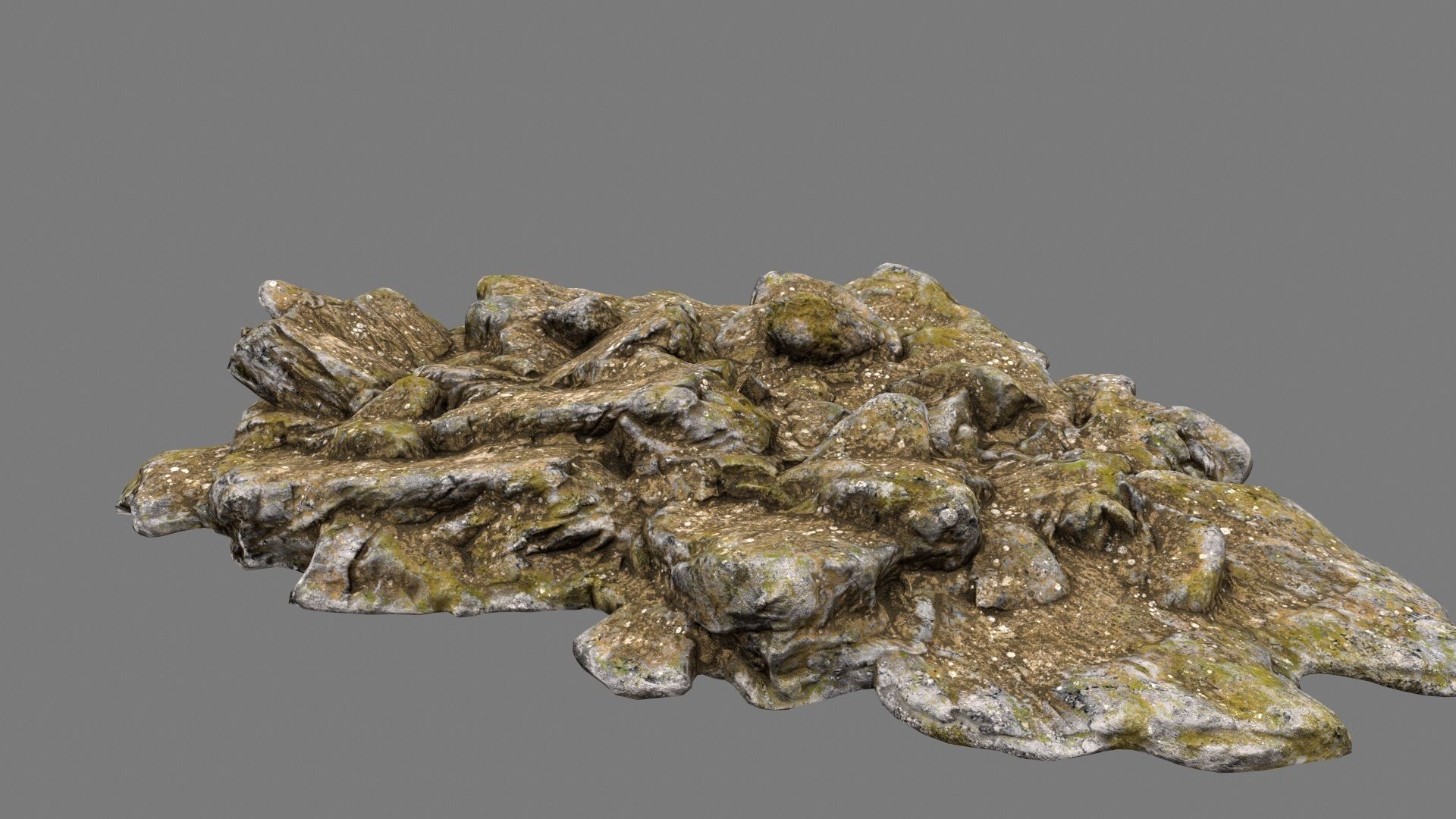 Rocks rock Low-poly 3D model_15