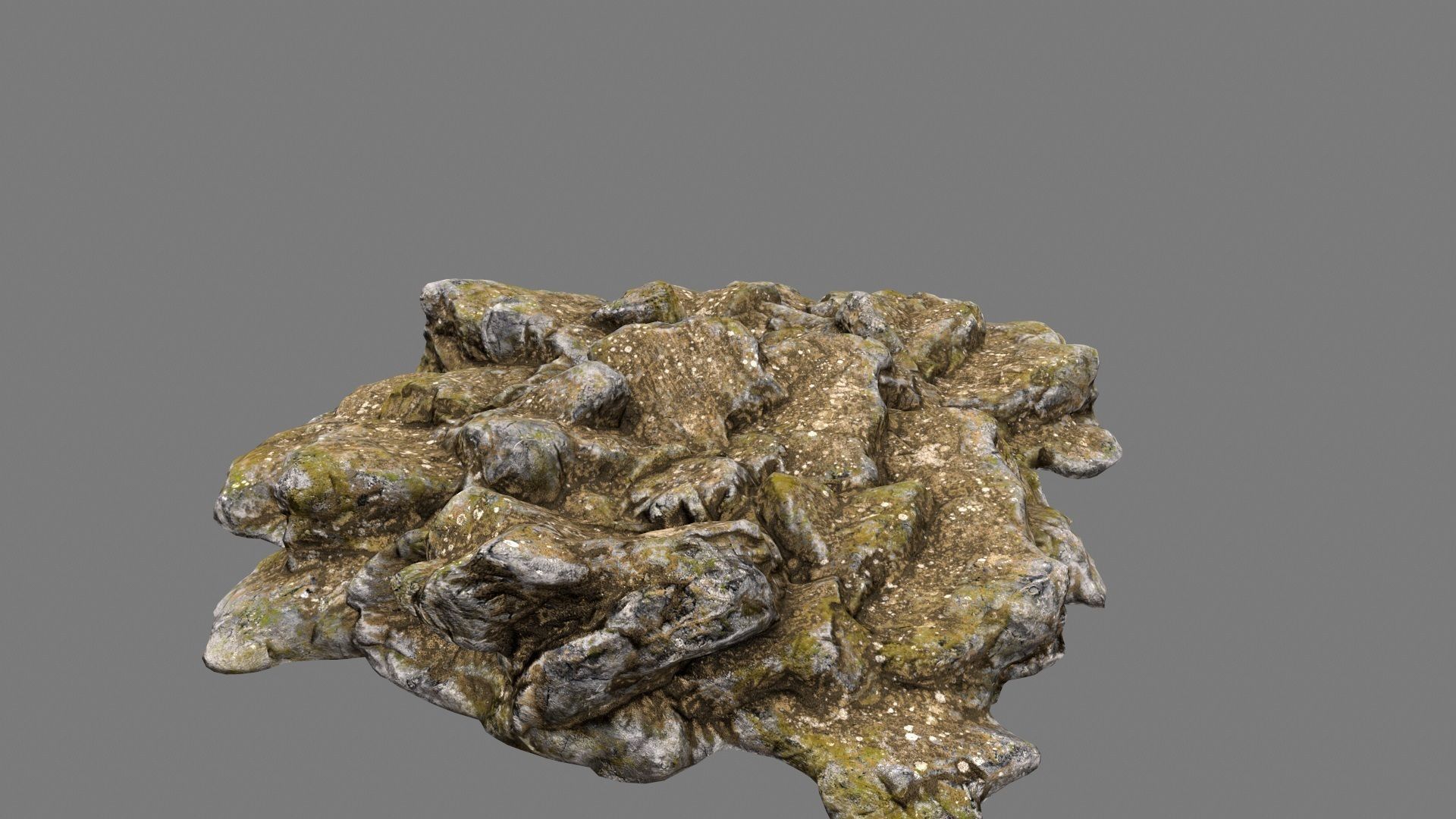 Rocks rock Low-poly 3D model_11