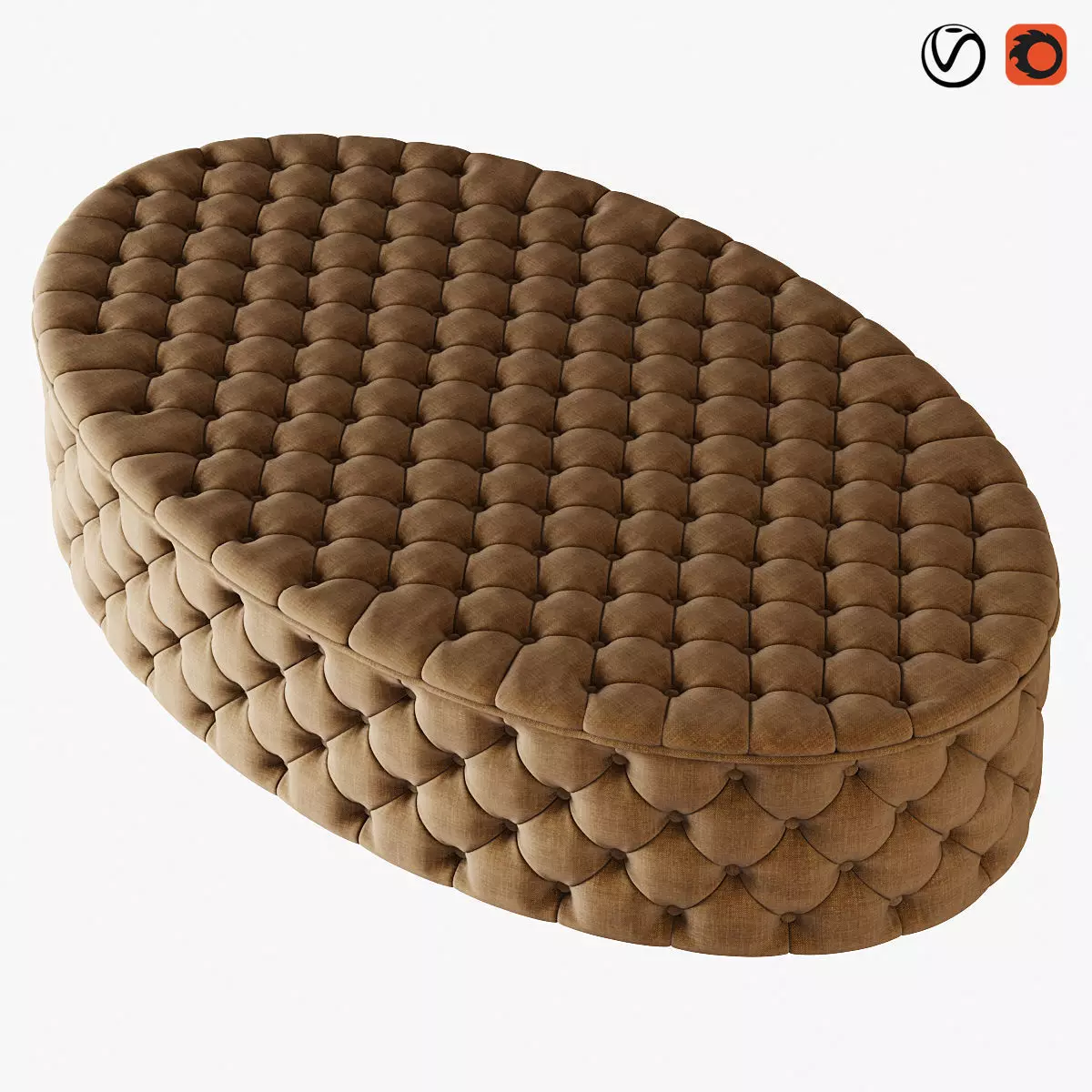 Pouf Gabrielli 212 3D model_0