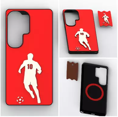 Football Silhouette MagSafe Case 3D print model