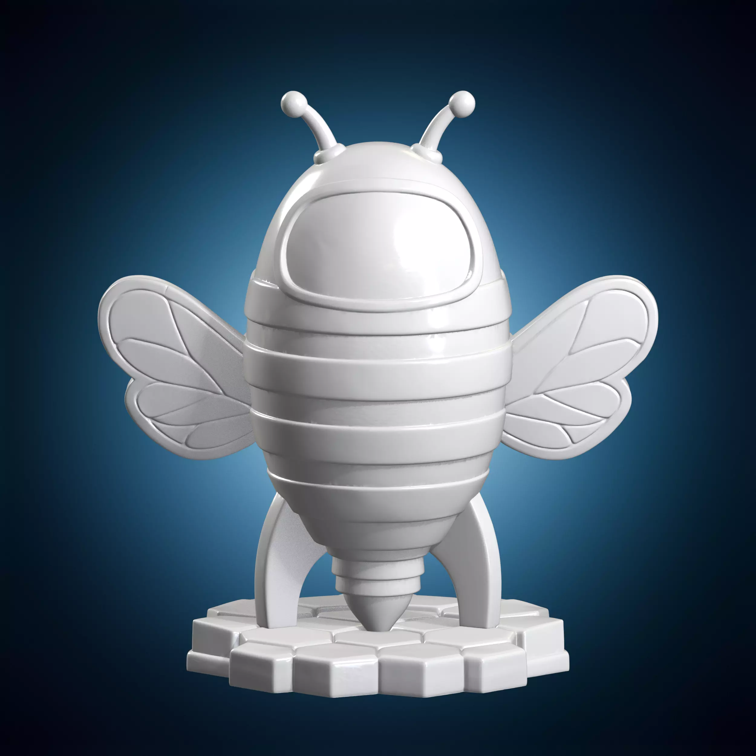 Orion Bee Rocket 3D Printable Miniature 3D print model