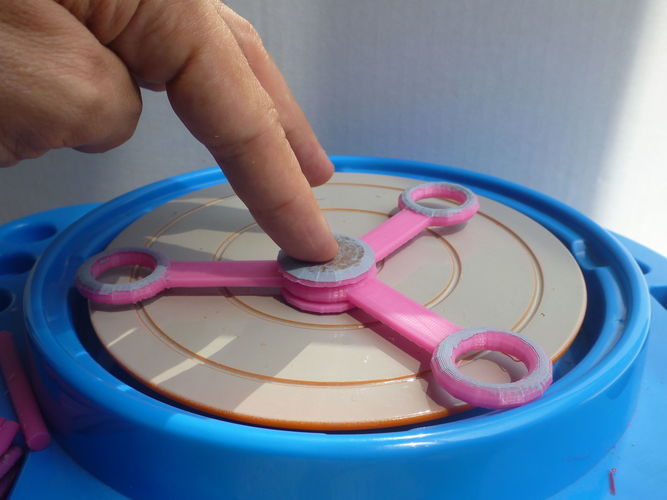 Fidgit Spinner No Ball Bearings needed 3D print model