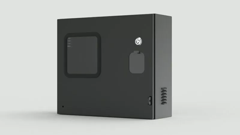Industrial Sheet Metal Electrical Enclosure 3D model