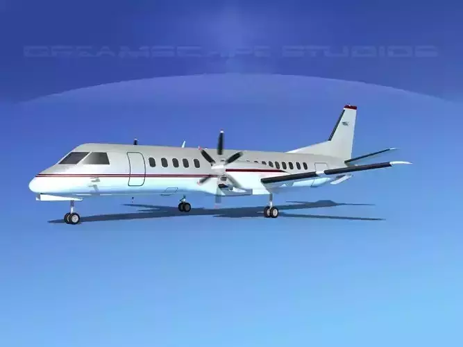 SAAB 2000 Corporate 5 3D model