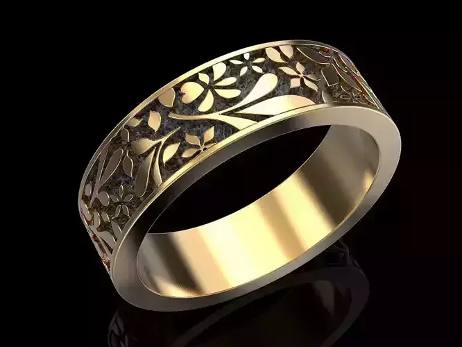 Wedding Ring 3D print model