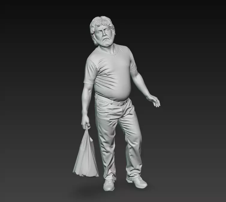 Alan Garner The Hangover 3D print model