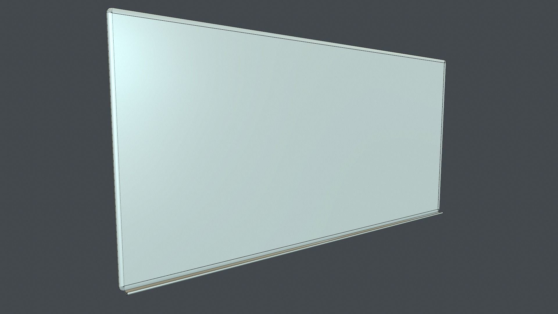 Blackboard PBR Game Ready Low-poly 3D model_8