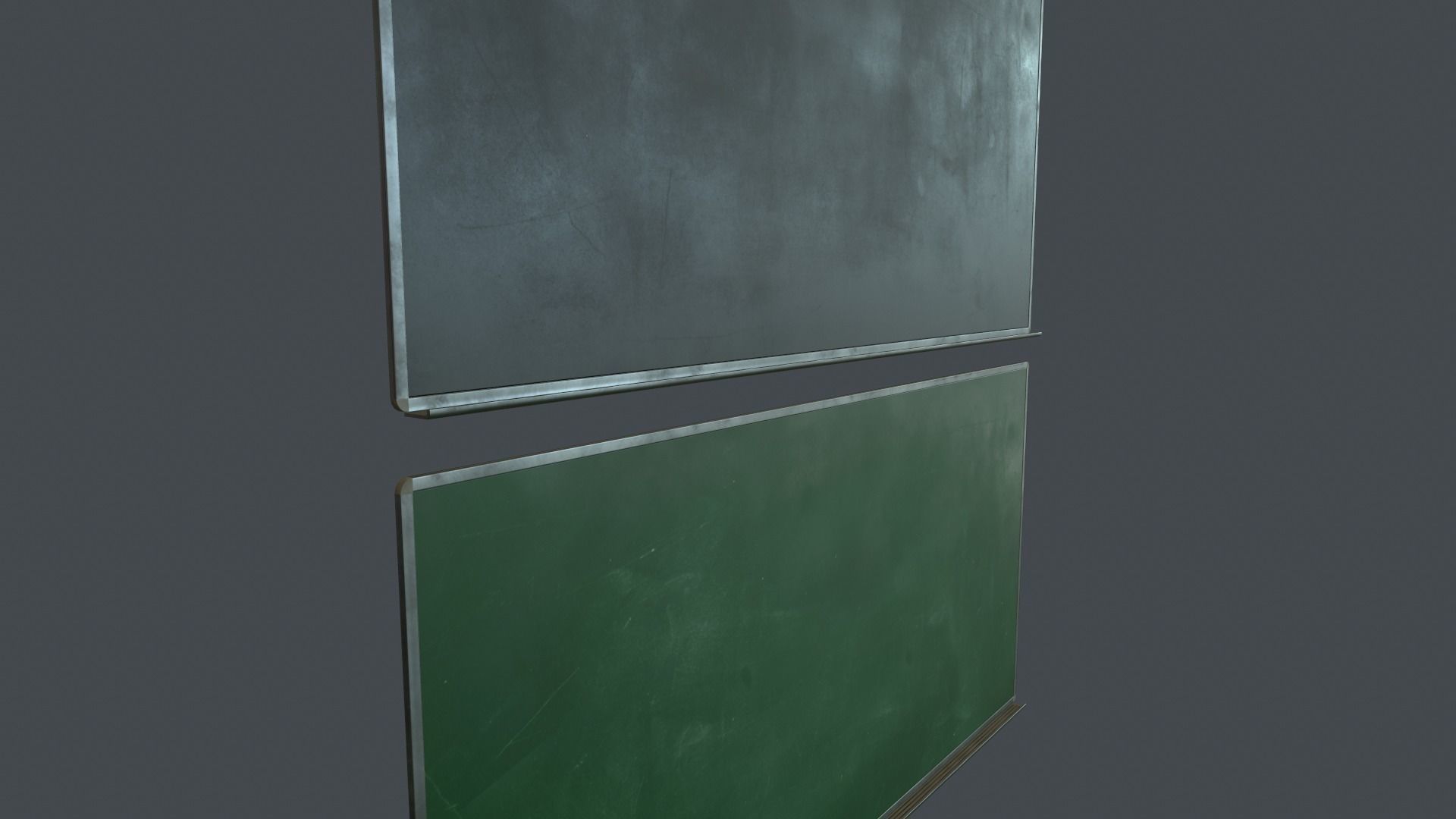 Blackboard Pack PBR Game Ready Low-poly 3D model_2