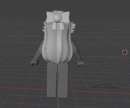 Roblox Hair Model Low-poly 3D model