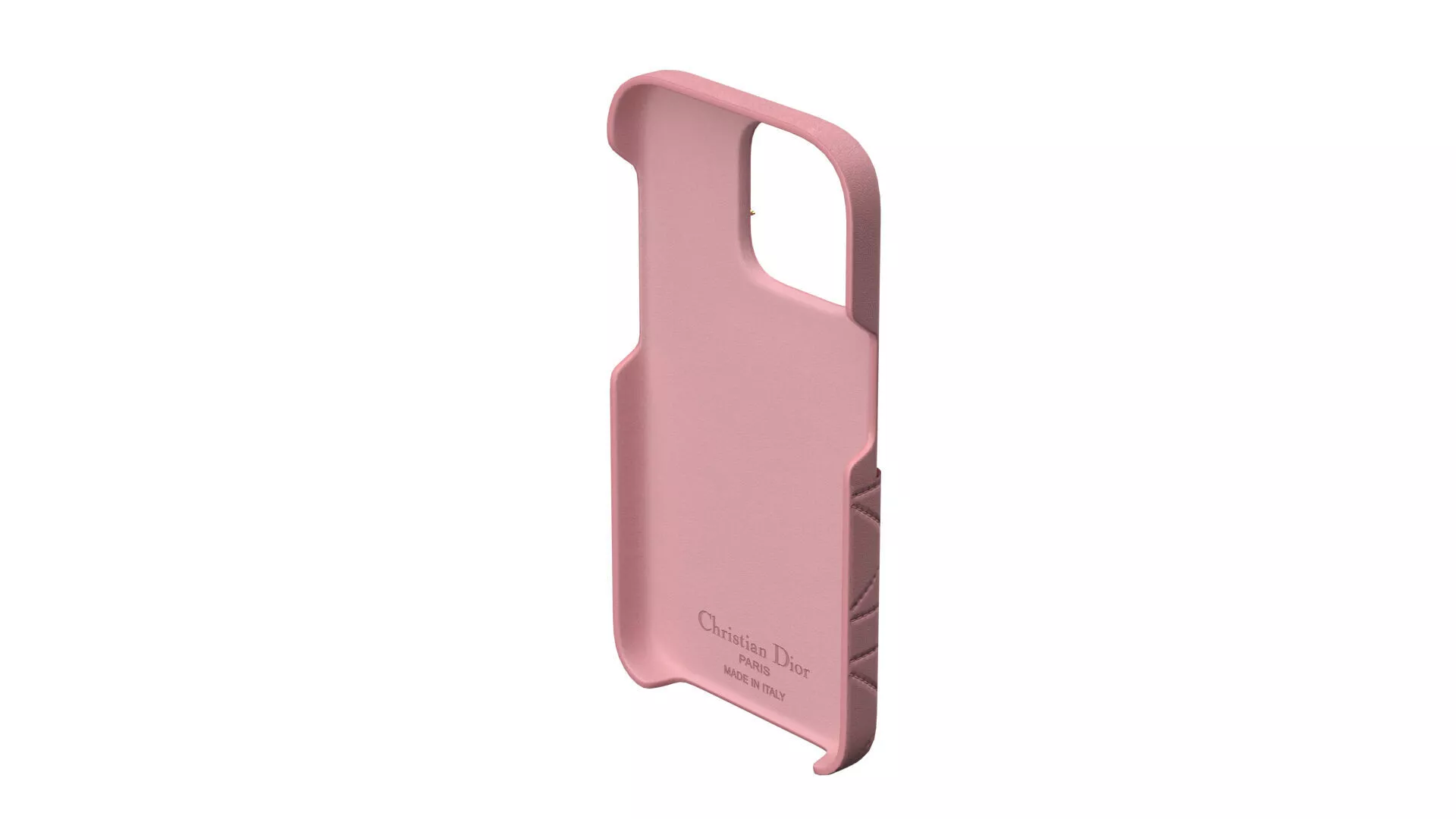 Christian Dior iPhone 15Proケース ピンク 3D model Iphone 15 Pro Case Dior Melocoton Pink VR / AR / low-poly