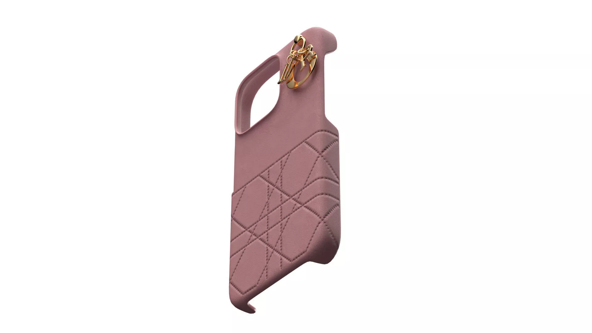 3D model Iphone 15 Pro Case Dior Melocoton Pink VR / AR / low-poly