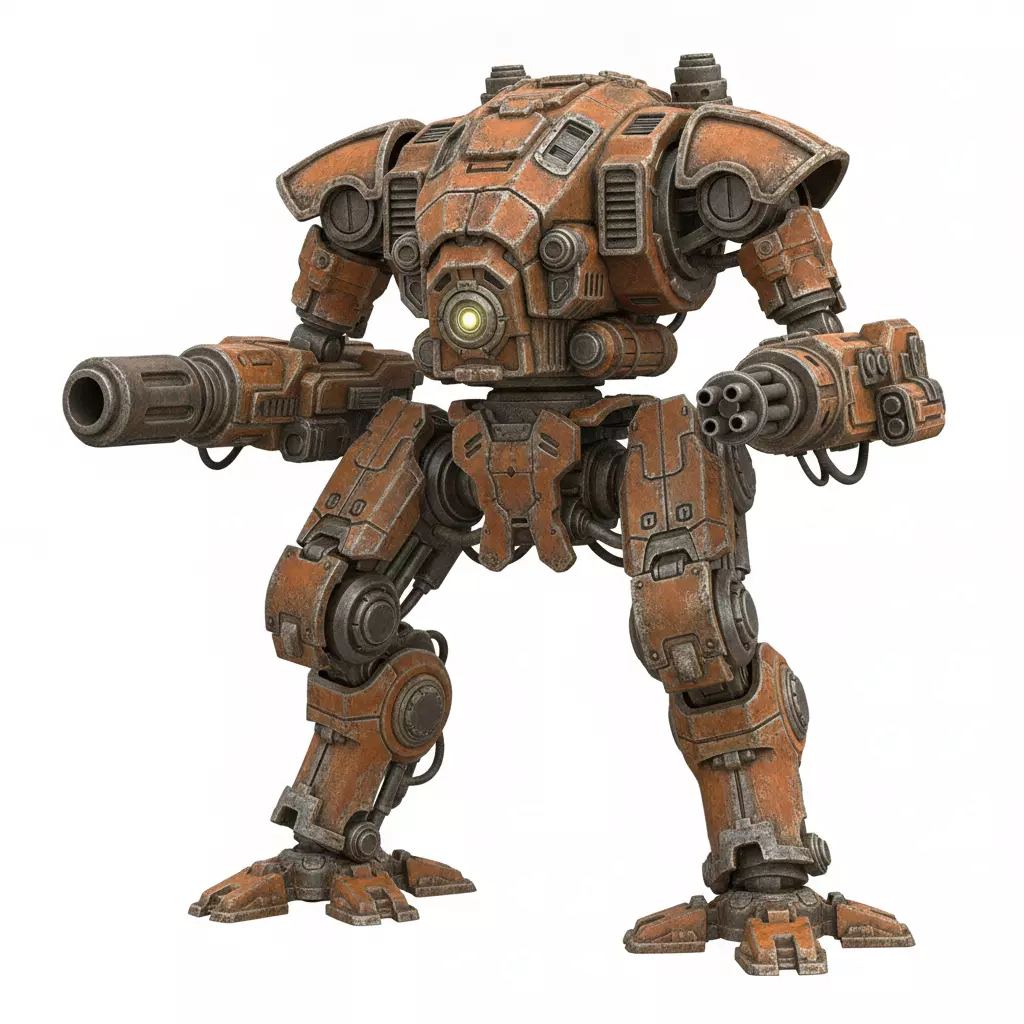 Robot Mecha Cyber Machine Mechanical Character 3D model
