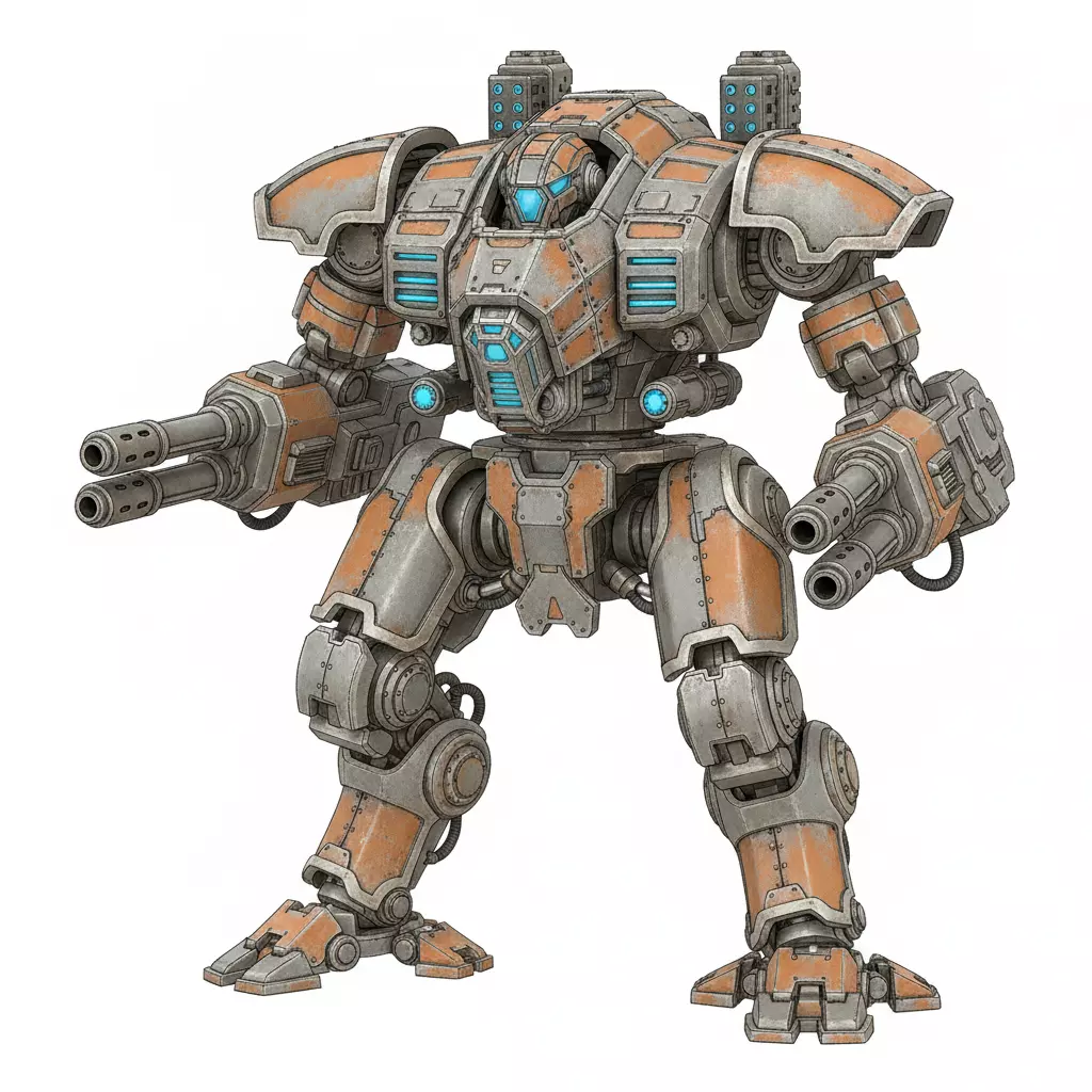 Robot Android Mechanical Sci Fi Warrior Mecha 3D model