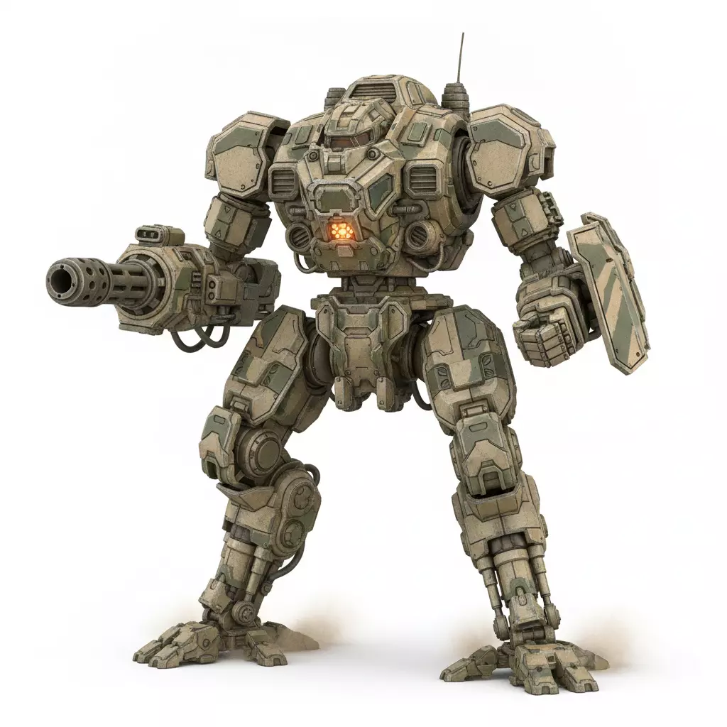 Robot Sci Fi Mechanical Machine Character 3D model