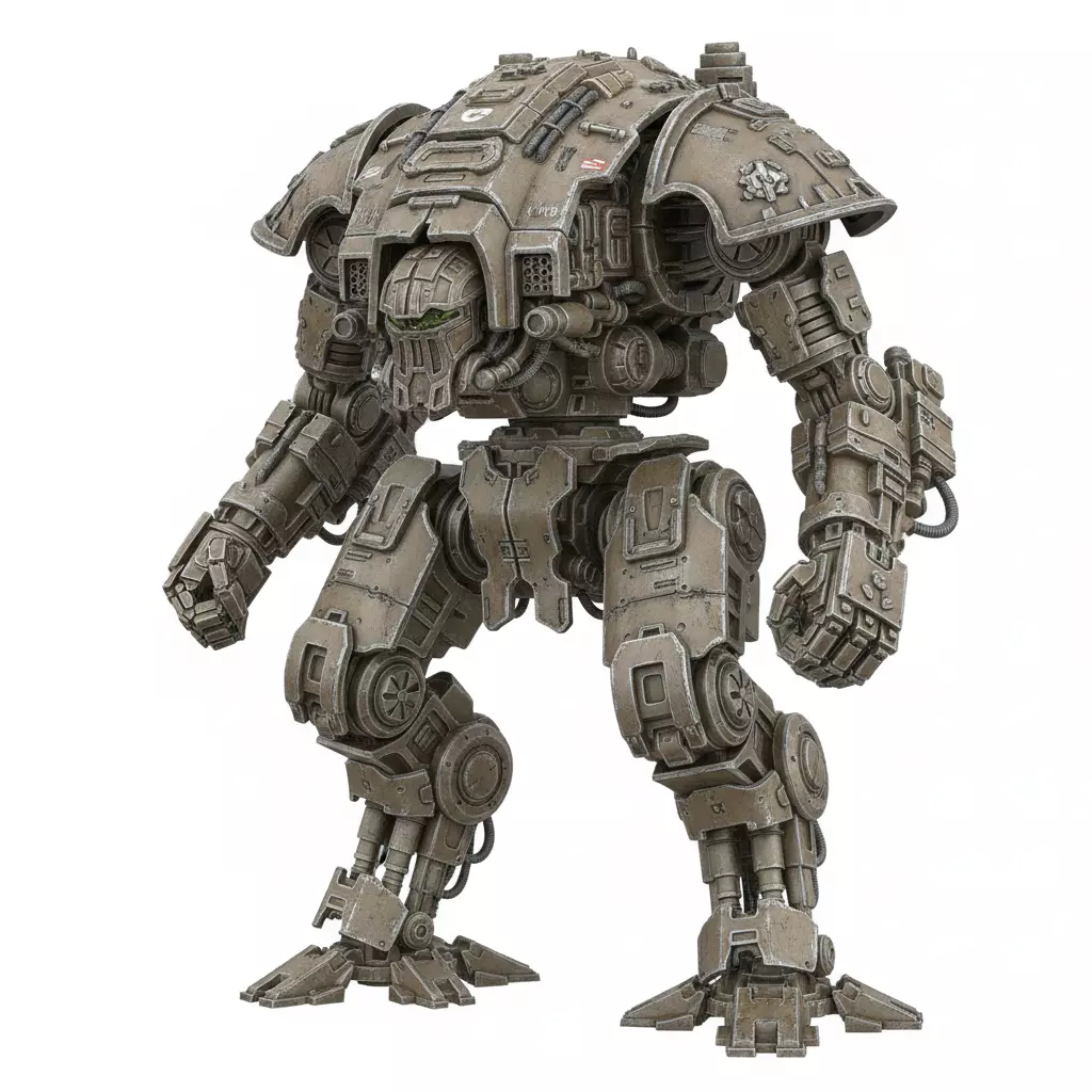 Robot Mecha Machine Futuristic Figure 3D model