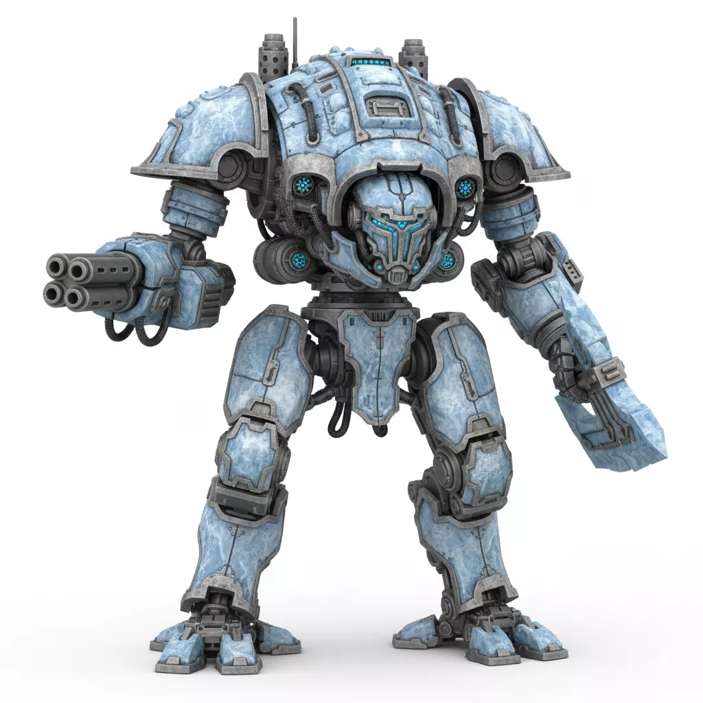 Robot Mechanical Figure Android Machine 3D model
