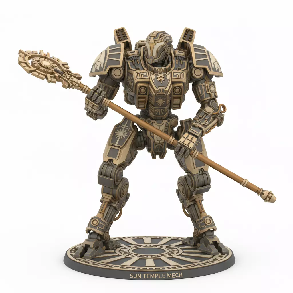 Robot Mecha Futuristic Mechanical Machine 3D model