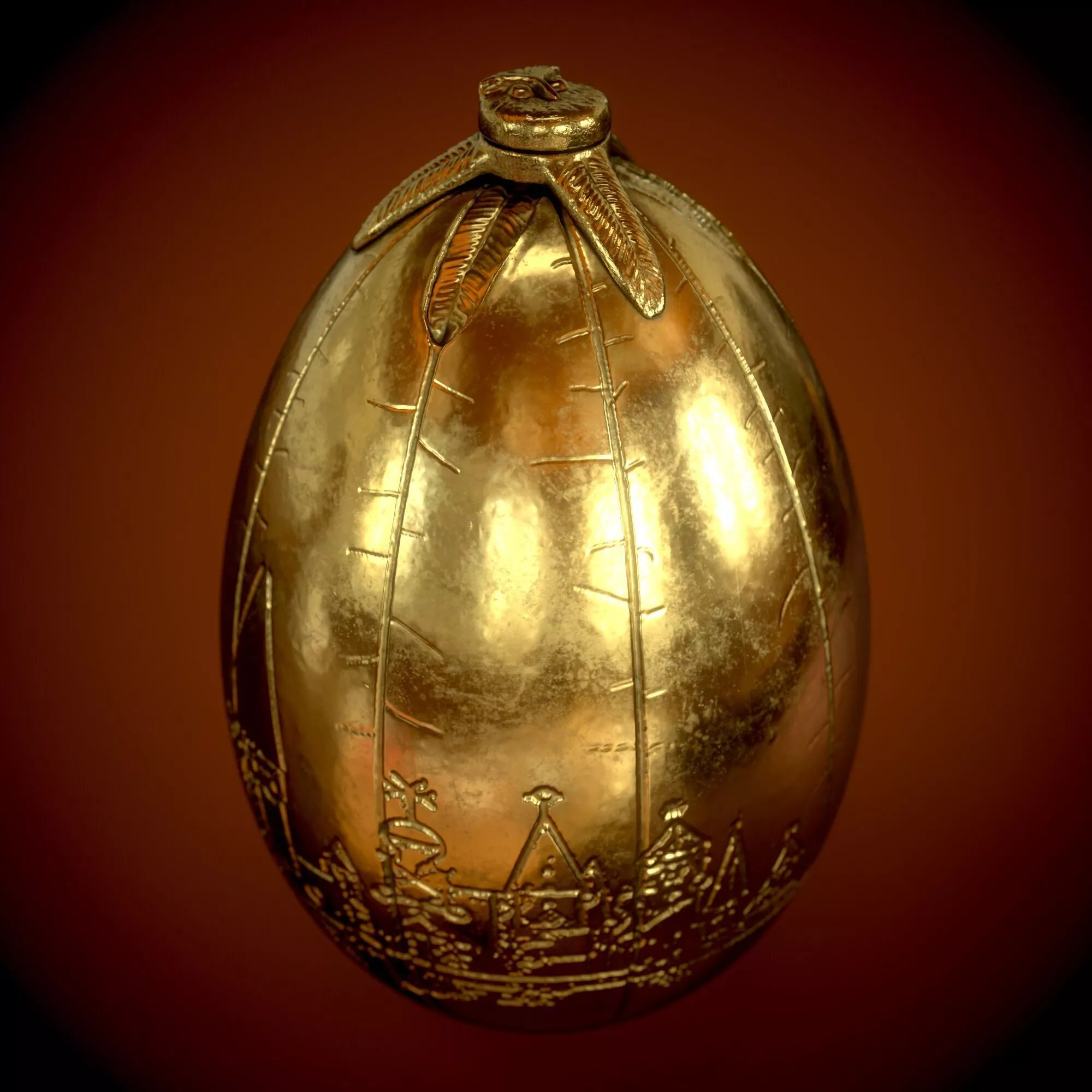 Golden Egg from Harry Potter and the Goblet of Fire 3D print model