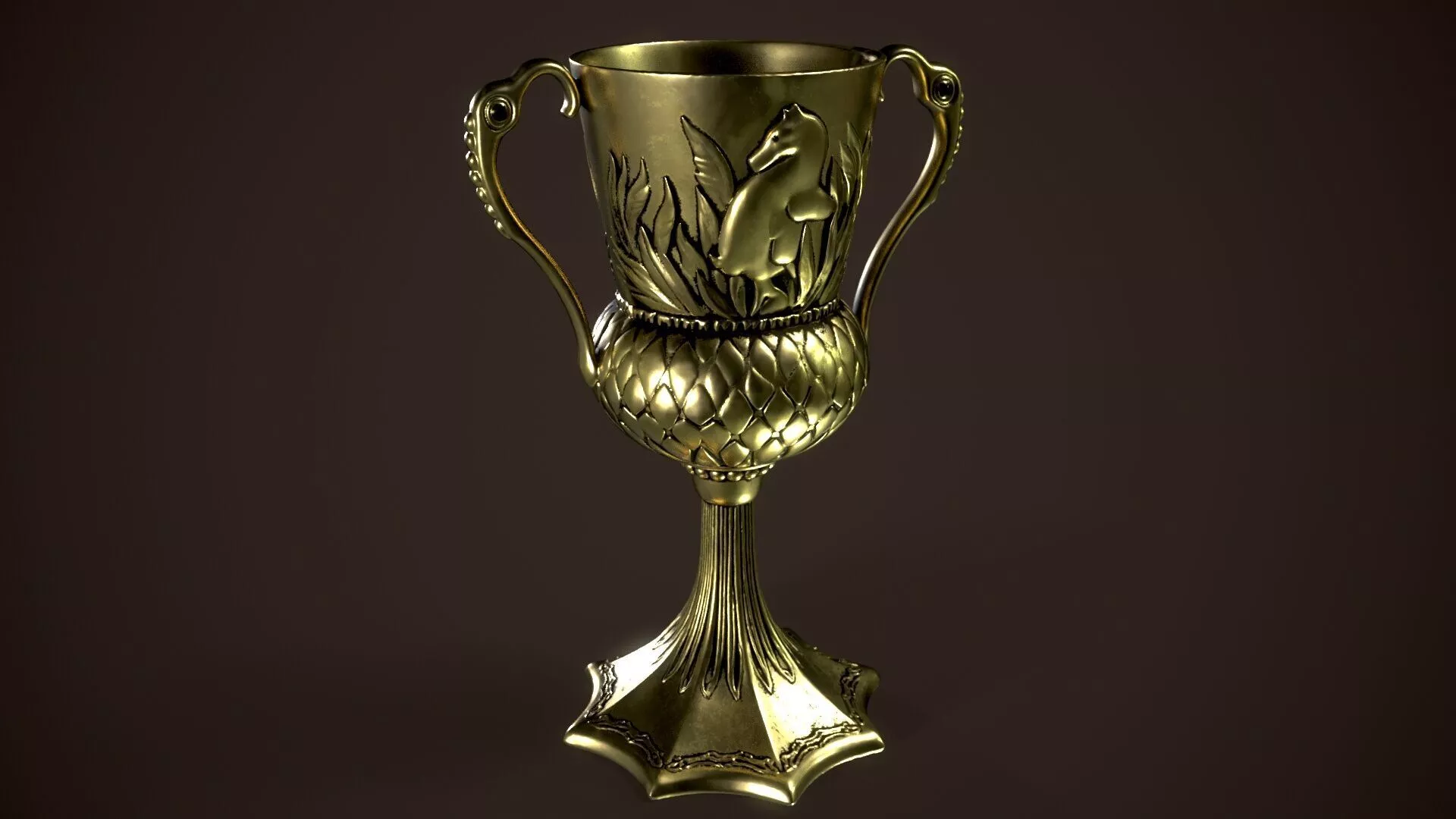 Hufflepuff Cup from Harry Potter Universe 3D print model