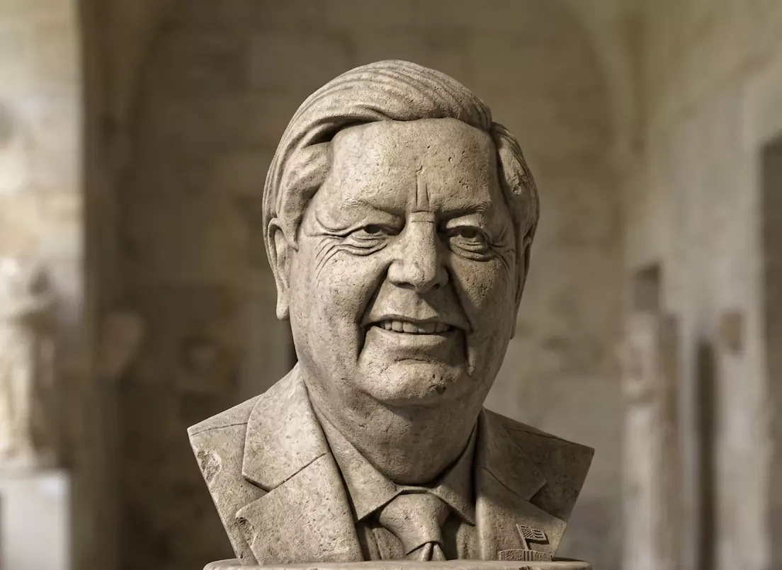Senator Lindsey Graham 3D Printable Bust 3D print model