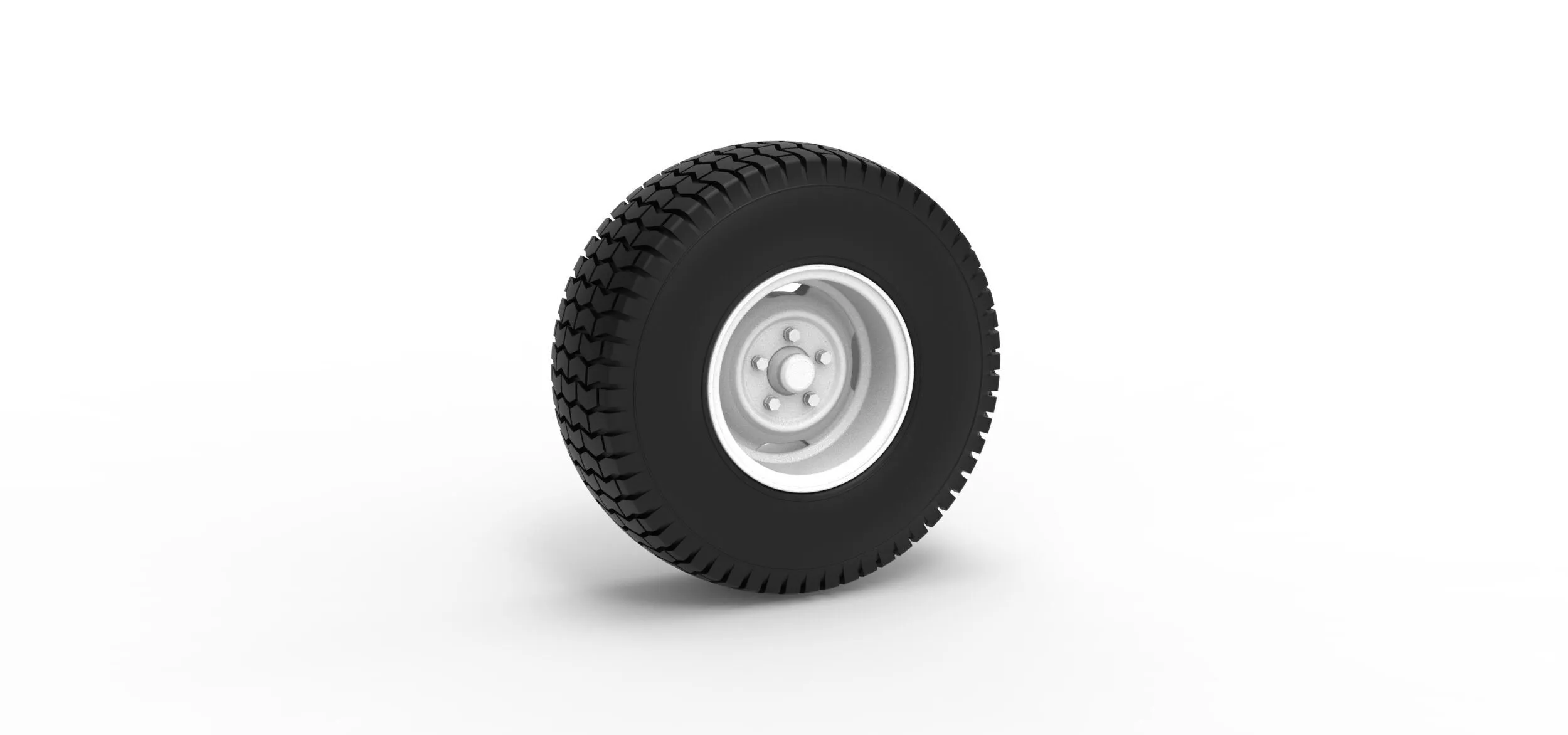 Offroad wheel 42 Scale 1 to 25 3D print model