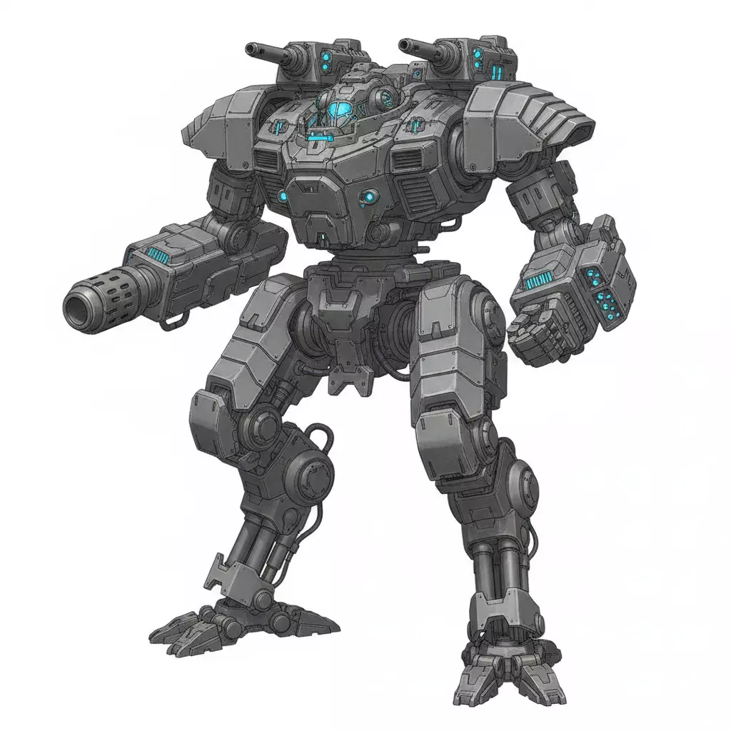 Robot Mecha Cyber Machine Mechanical Character 3D model