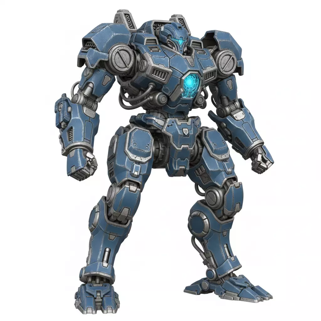 Robot Mechanical Android Armor Sci Fi Figure 3D model