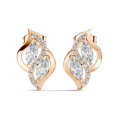 Solitaire Studs Earrings