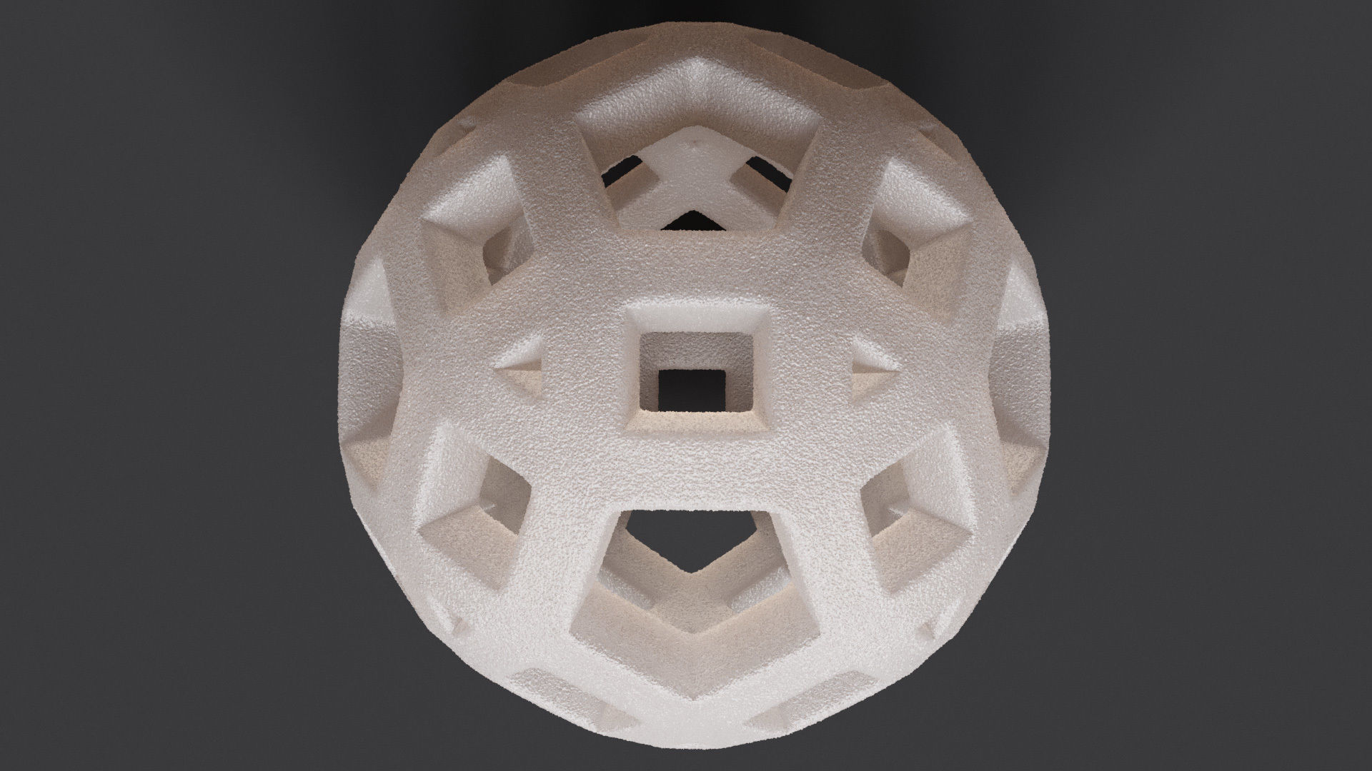 Dodecahedron Ball 3D print model_2