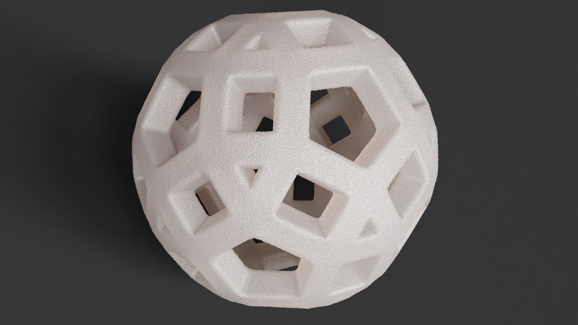 Dodecahedron Ball 3D print model_1