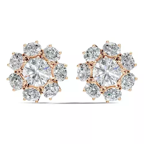 Solitaire Studs Earrings