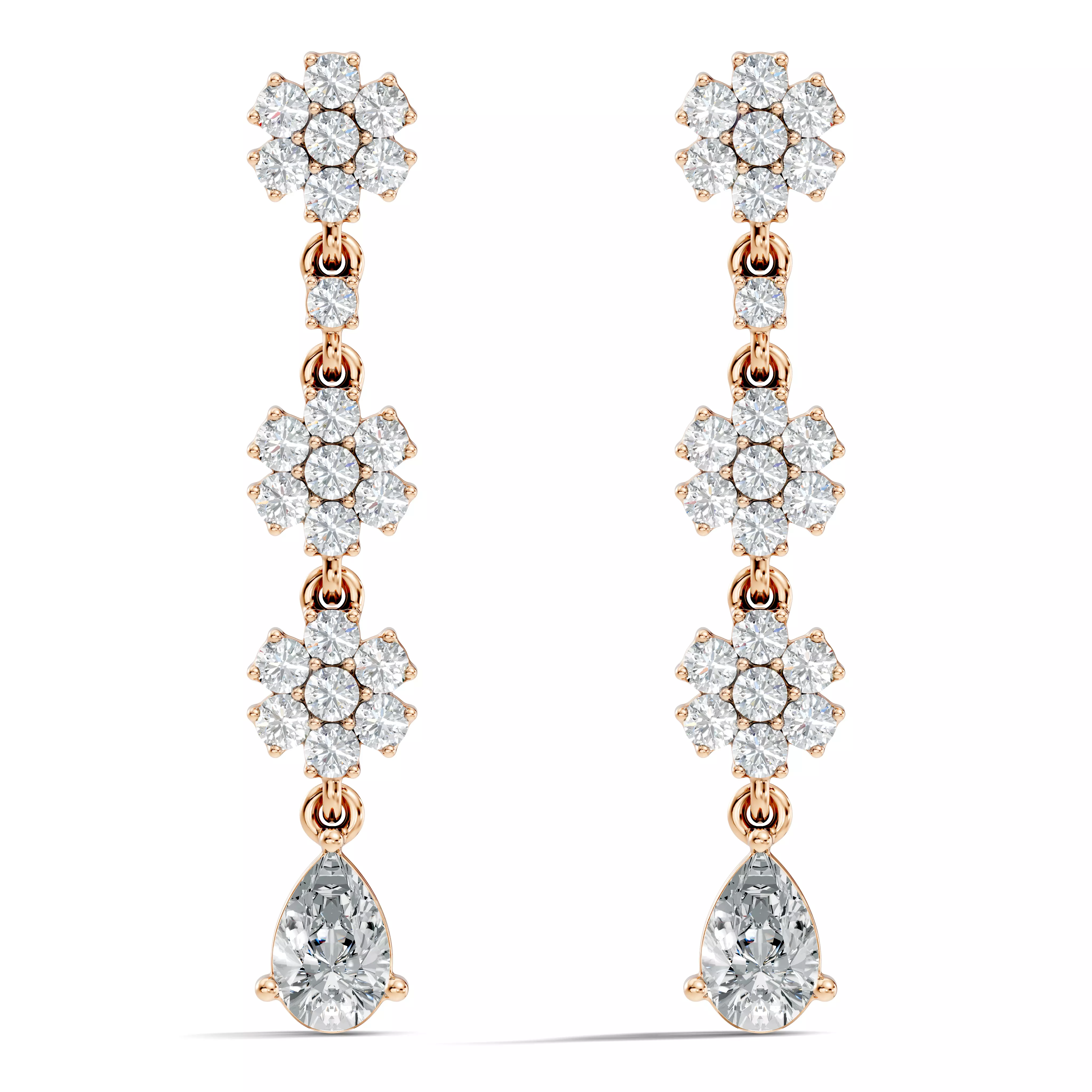 Drops Earrings 3D print model