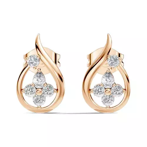 Solitaire Studs Earrings